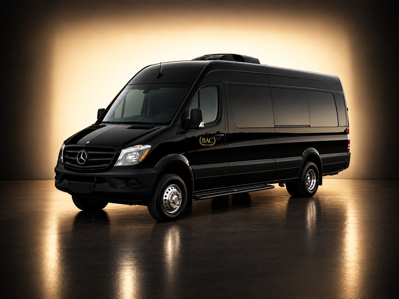 Sprinter Limo Van, up to 12 passengers, BAC Transportation Anchorage